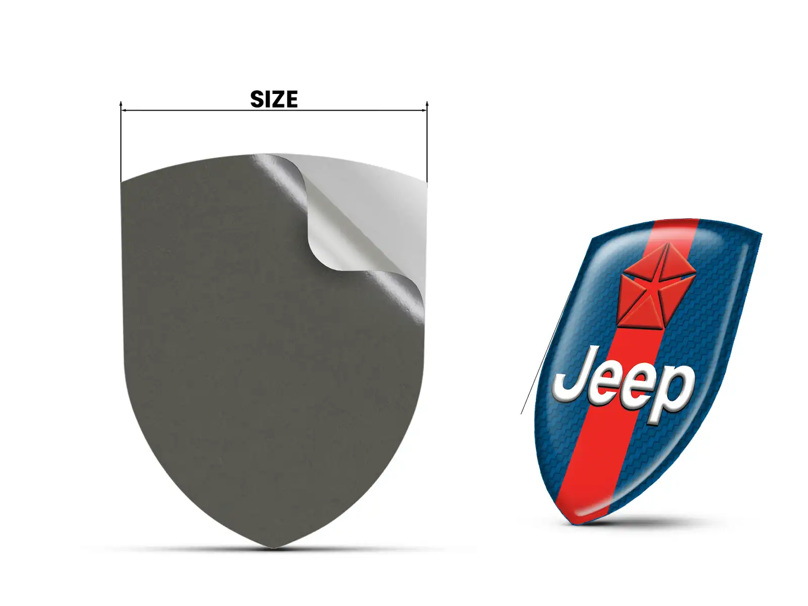 Jeep Logo Stickers Business Design Max Racing Premium